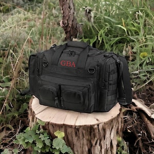 Concealed Carry Bag - Personalized Concealed Carry Duffel, Monogrammed Canvas Bag, Custom Concealed Carry Bag, Gift for Him
