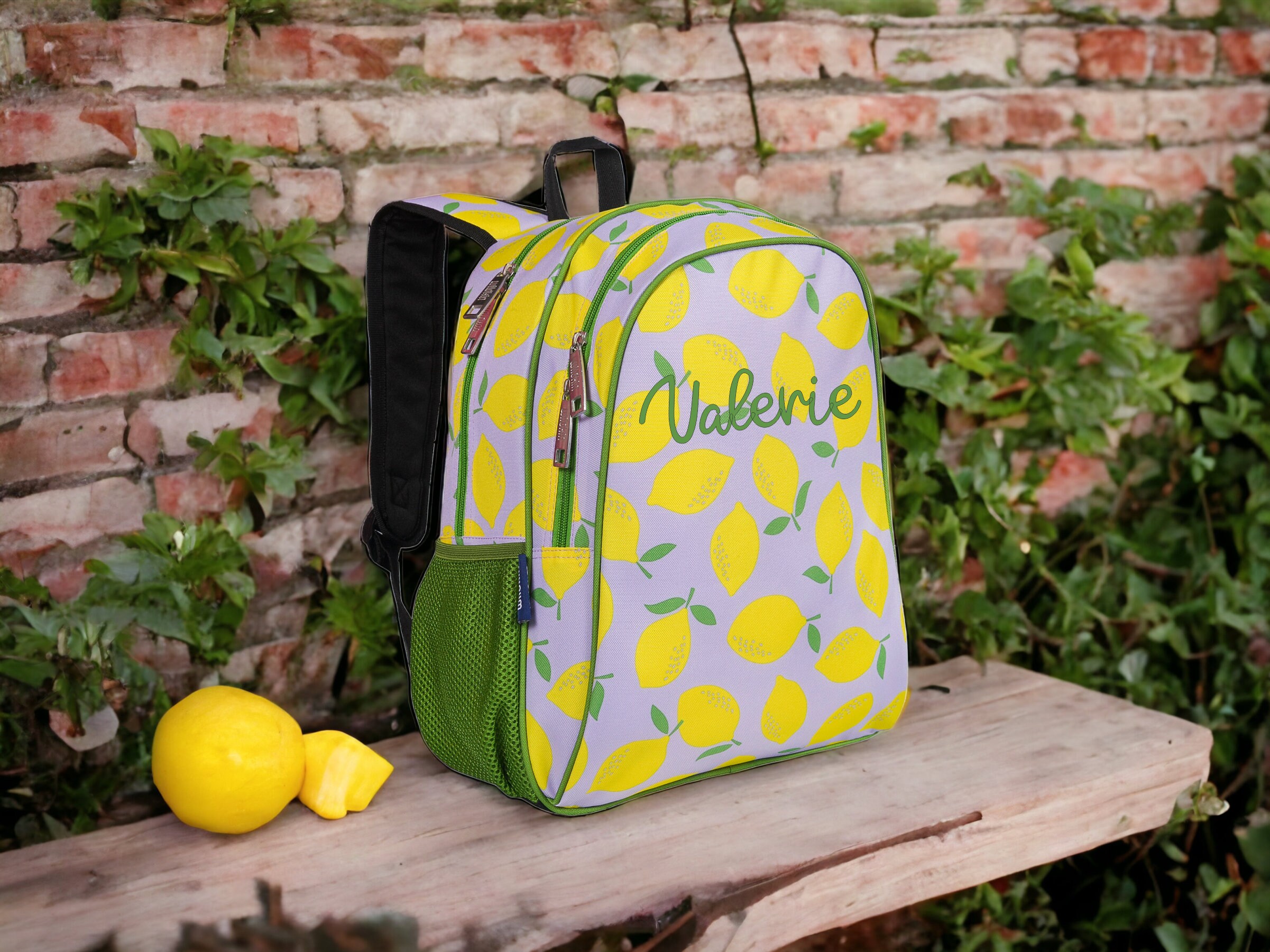Wildkin Kids Insulated Lunch Box Bag (Lilac Lemonade)
