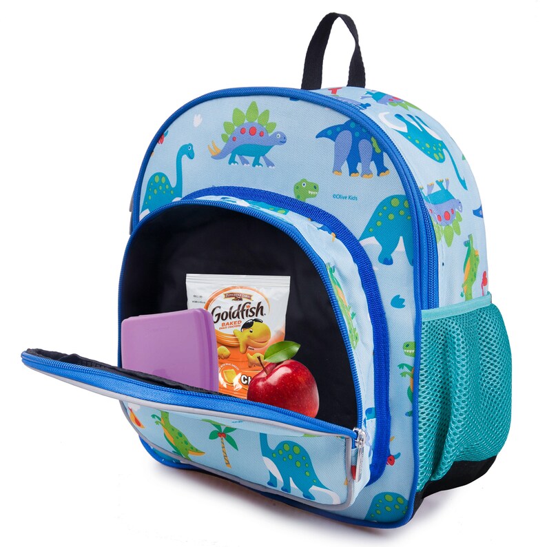 Monogram Backpack and Lunch Bag - 12" Wildkin Dinosaur Land,
