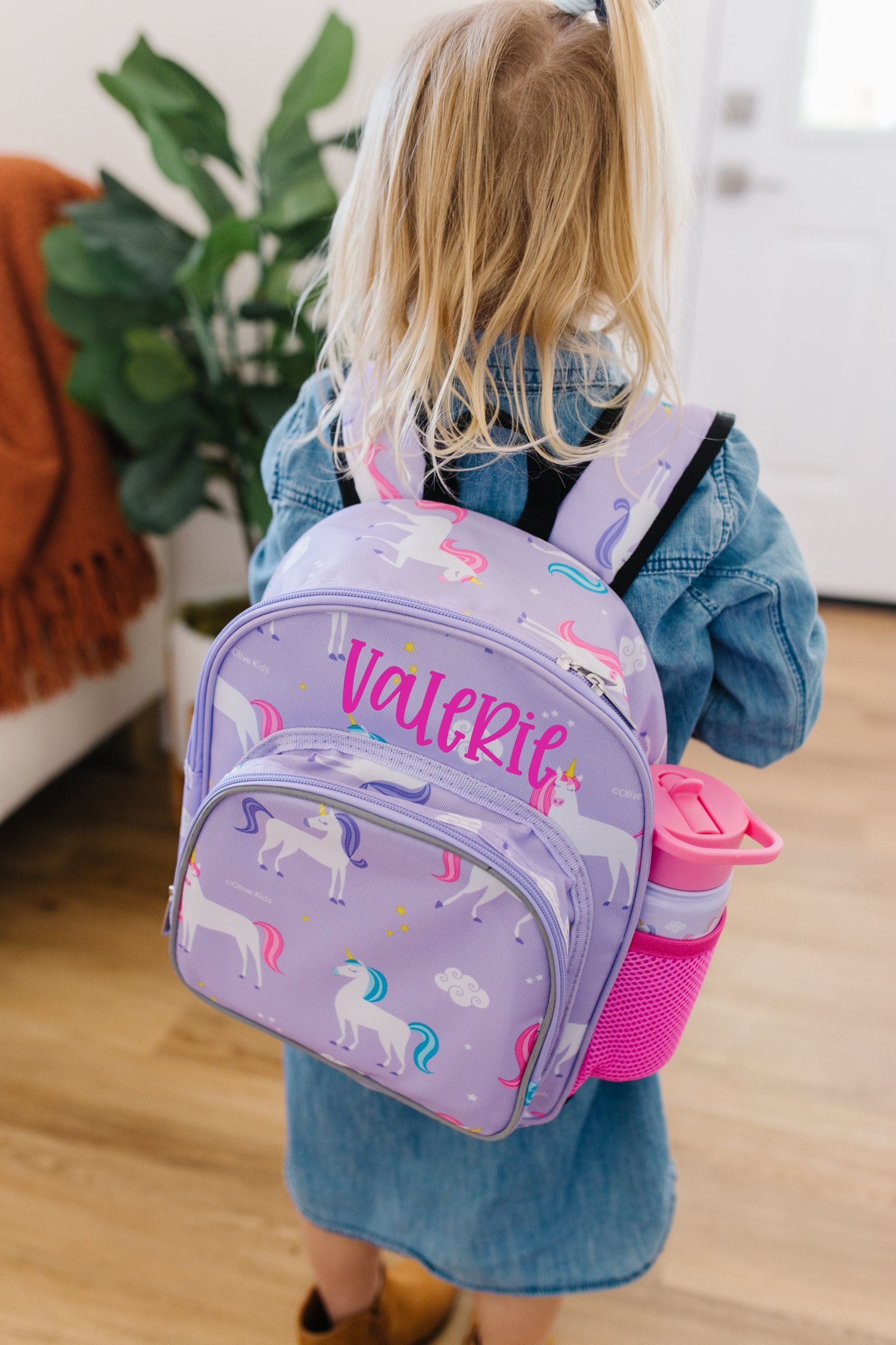 Kids Backpack and Lunchbox Combo. Personalized Embroidered Children's  Backpack and Lunch Box, Space, Dinosaur, Flowers, Unicorn 