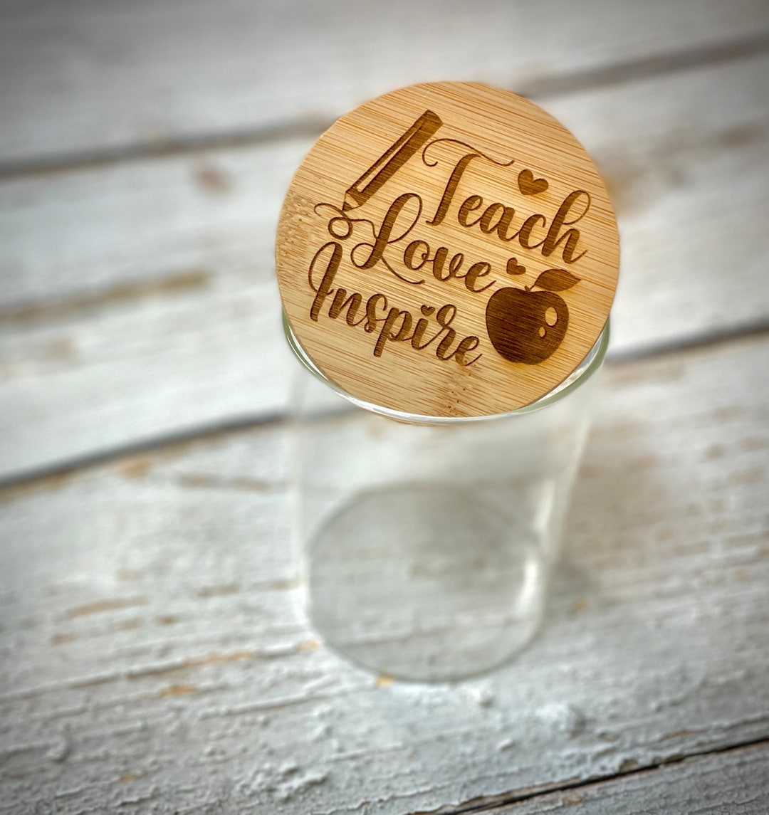 Teacher Gift Teacher Appreciation, Candy Jar, Gift Jar, Teach Love