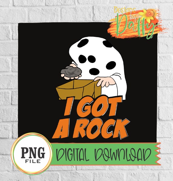I Got a Rock Peanuts Charlie Brown Pumpkin Patch Digital Etsy