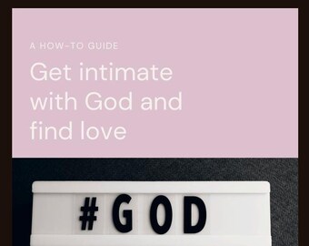 En guide till hur du blir förtrolig med Gud och hittar kärleken (e-bok) för alla som vill bygga en relation med Gud.