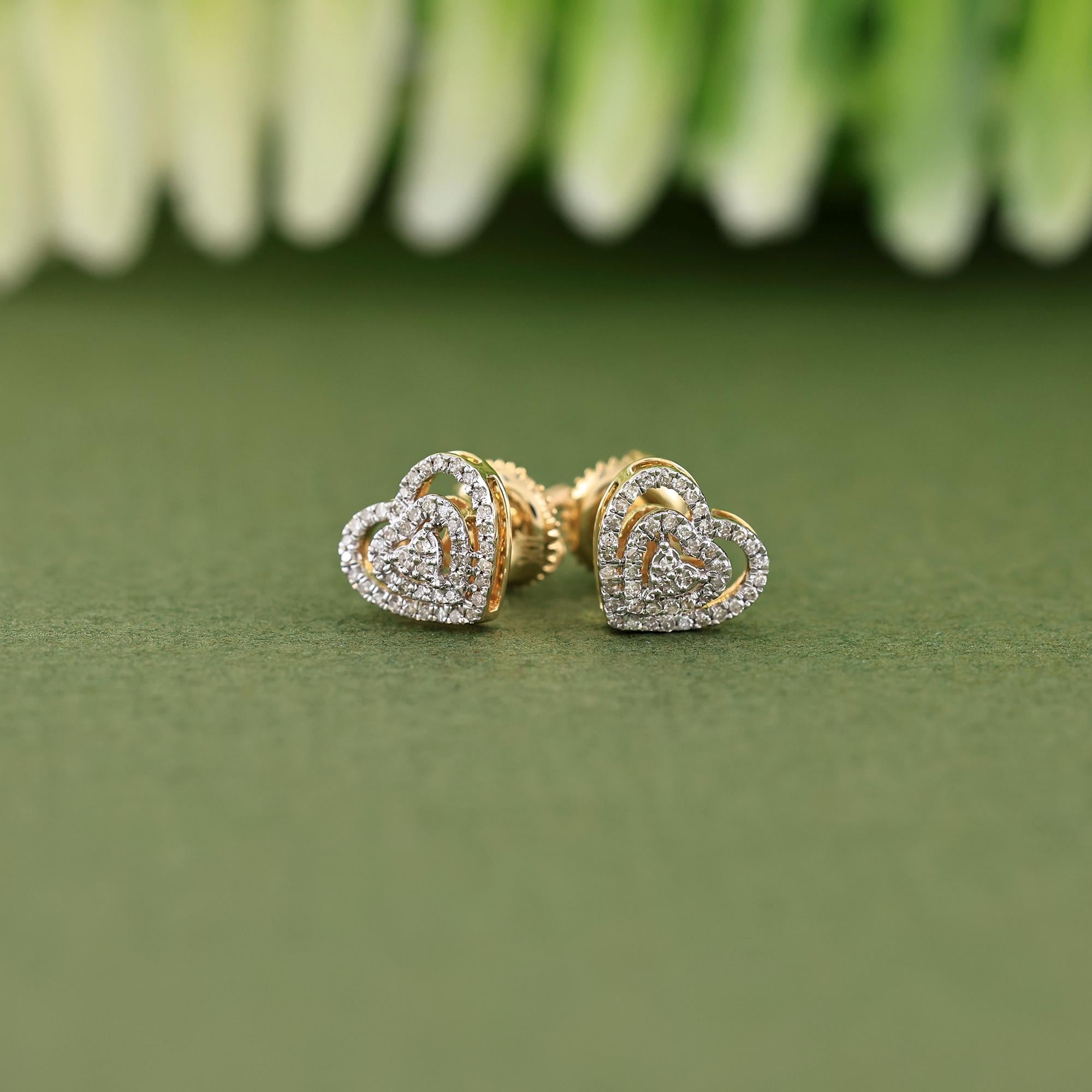 threetimes ♥ Heart twist earrings/追跡付 threetimes ♥ Heart twist earrings/追跡付