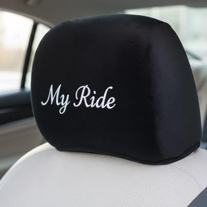 Funda personalizada bordada para reposacabezas de coche: accesorio personalizado para automóvil imagen 10