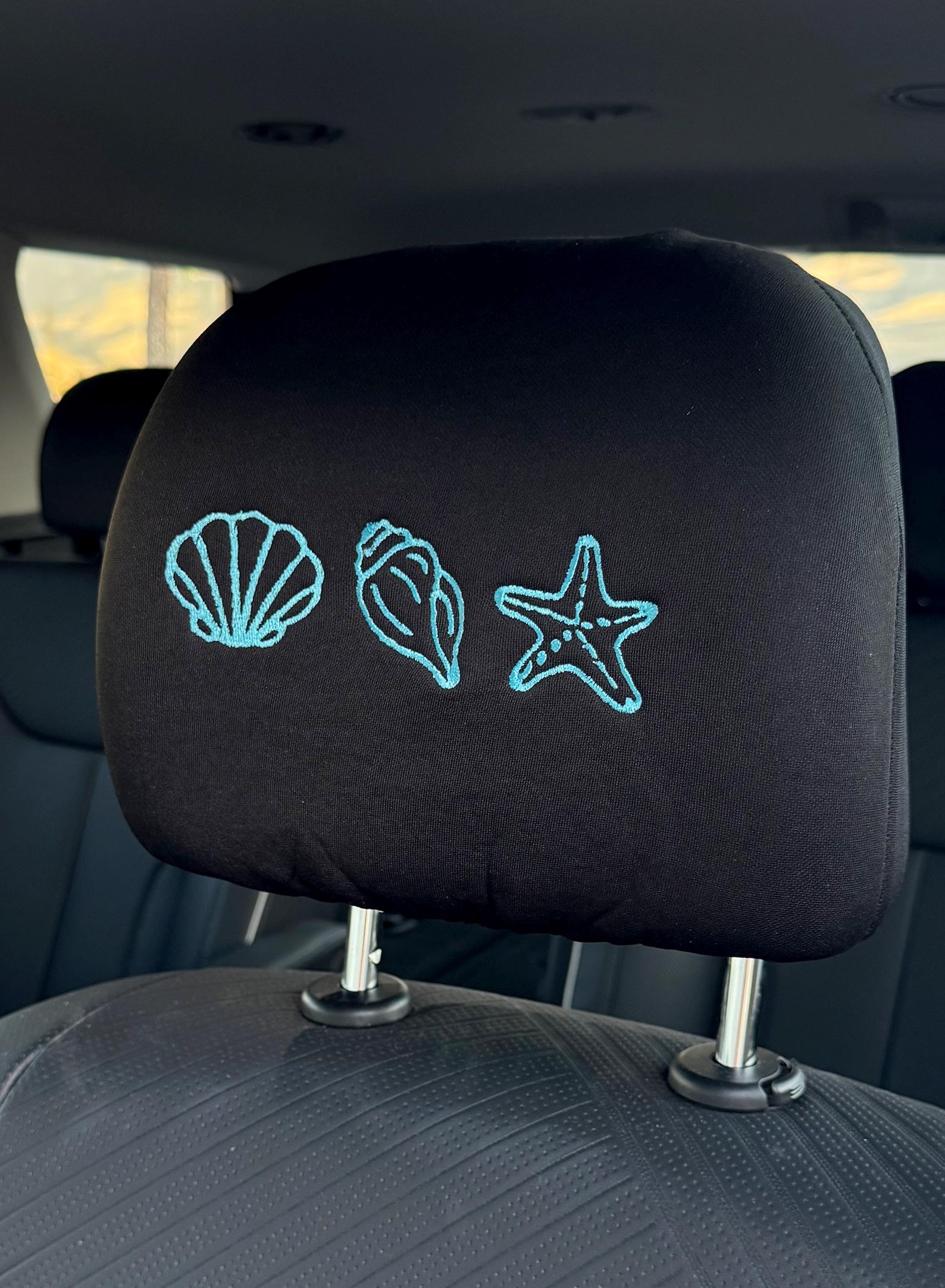 Sea Shell Headrest Cover