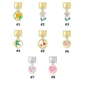 Italian CHARMS, 9mm Charms, Italian Bracelet Charms, Italian Charm Bracelet, Devil Eye Italian Charms, Custom Bracelet Charms, Family Charms