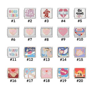 Italiaanse bedels, 9 mm-bedels, Italiaanse armbandbedels, Italiaanse bedelarmband, ZILVEREN Italiaanse bedels, aangepaste armbandbedels, familiebedels