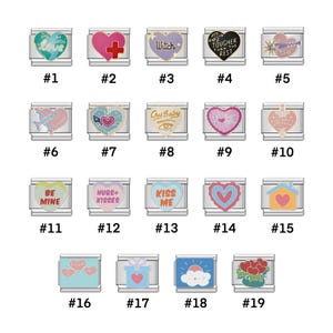 Italian CHARMS, 9mm Charms, Italian Bracelet Charms, Italian Charm Bracelet, SILVER Italian Charms, Custom Bracelet Charms, Family Charms
