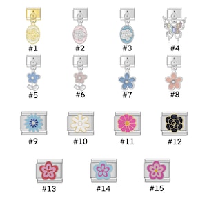 Italian CHARMS, 9mm Charms, Italian Bracelet Charms, Italian Charm Bracelet, Devil Eye Italian Charms, Custom Bracelet Charms, Family Charms