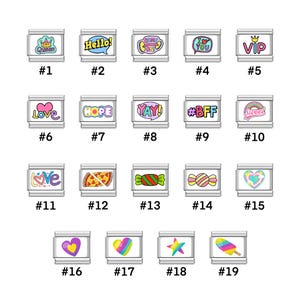 Italiaanse bedels, 9 mm-bedels, Italiaanse armbandbedels, Italiaanse bedelarmband, ZILVEREN Italiaanse bedels, aangepaste armbandbedels, familiebedels