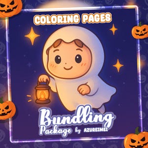 Kawaii Coloring Pages: Girls & Friends Bundle (PDF Download)
