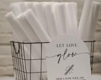 White Wedding Glow Sticks – Pack of 30