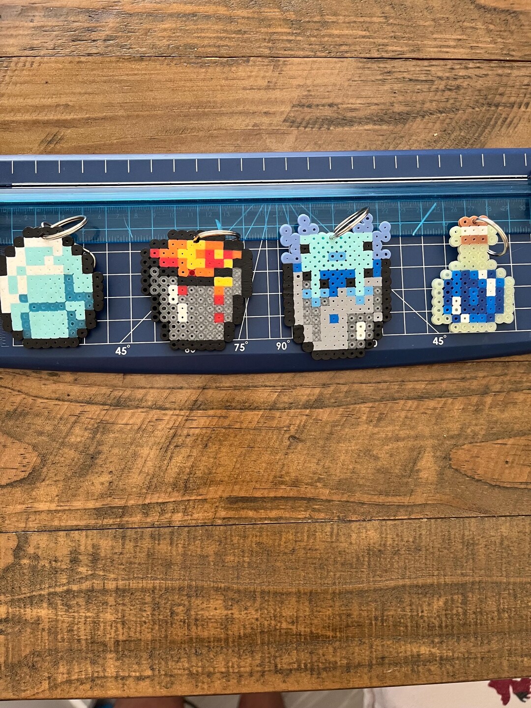 Minecraft Target Keychains Minecraft Keychains - Etsy