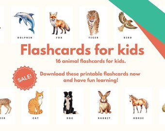 Flashcards for Kids | Educational Activities | Montessori Learning ...