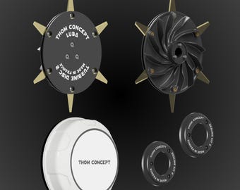 Mammotion Luba 2 awd KIT UPGRADE PRO : disques ventilés + couvre disque + protection rtk + kit étanchéité