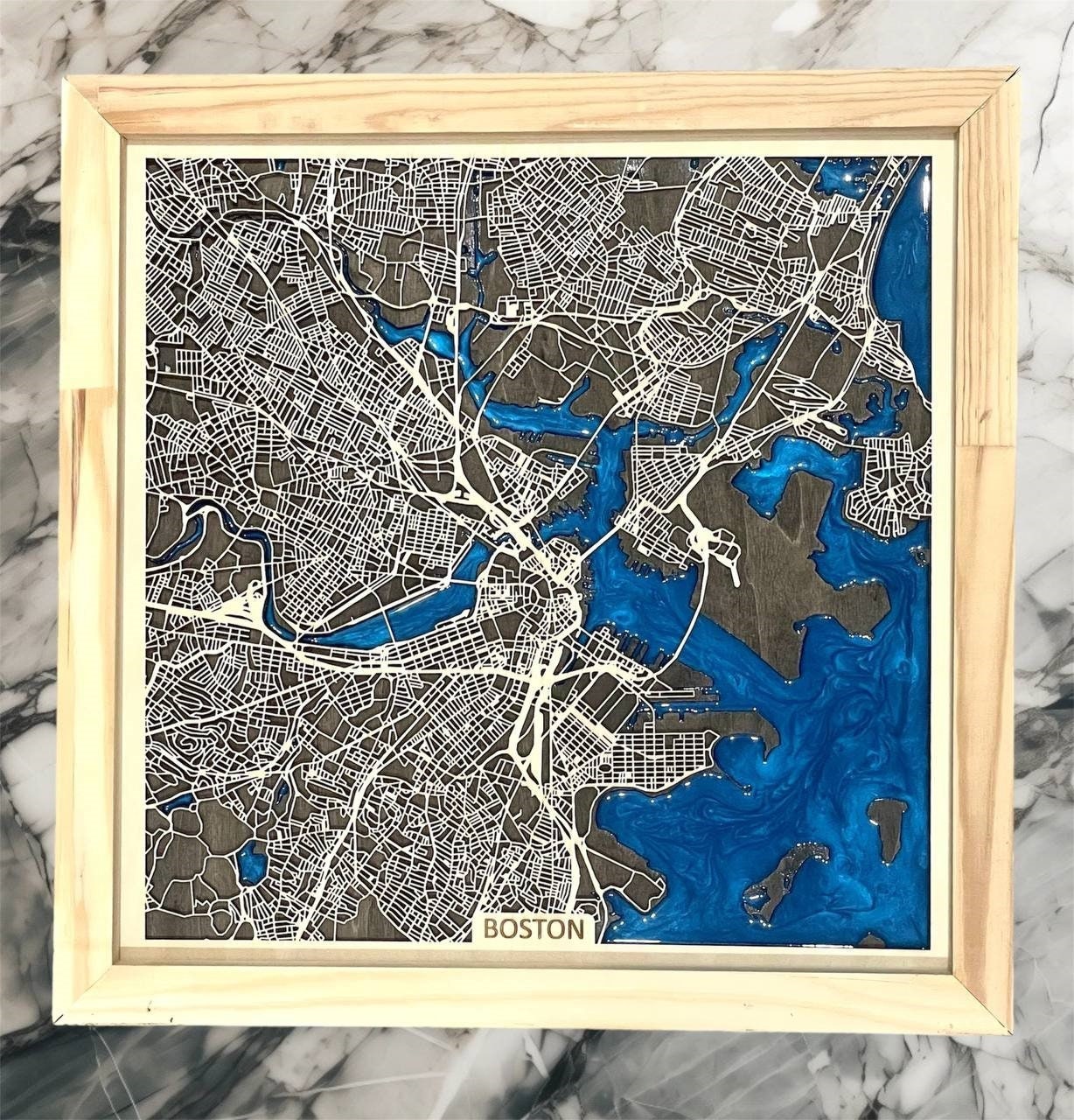 5th Anniversary Gift Wooden City - Il Fullxfull.6194801883 2gvc