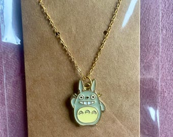 Collar de cadena inspirado en Mi vecino Totoro de Studio Ghibli