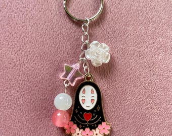 Spirited Away No Face inspired keychain