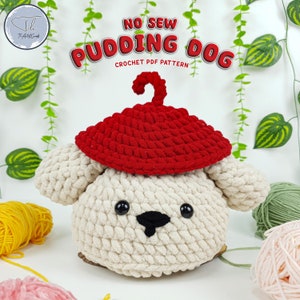 No Sew Dog Crochet PATTERN PDF DOWNLOAD, No Sew Dog Amigurumi Crochet Patterns, Puppy Crochet Pattern, Dog Plushie Pattern Pdf