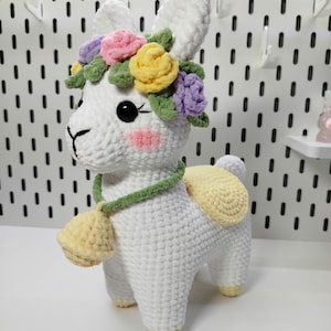 Llama Crochet Pattern PDF: Amigurumi Alpaca Plush Toy (English US Terms)