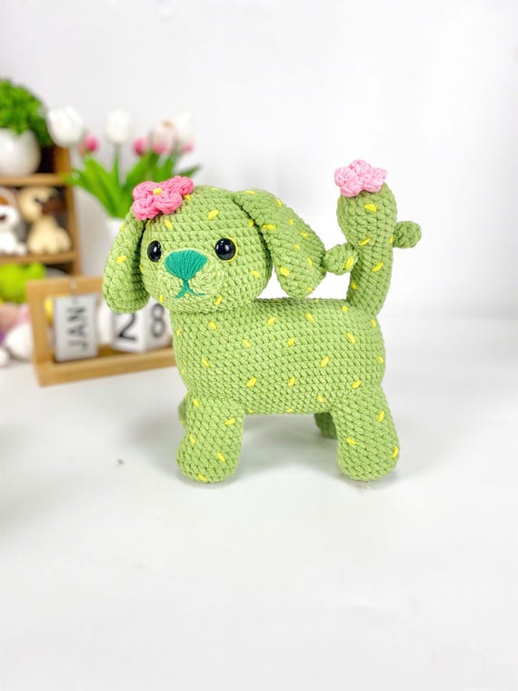 Kaktus Hund Hkelanleitung: Amigurumi Bulldogge Welpe (PDF-Muster) - Etsy  Schweiz