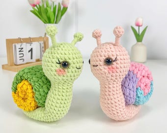 Pacote PDF com Padrão de Crochê de Caracol: Chaveiro de Pelúcia Amigurumi (Download Digital)