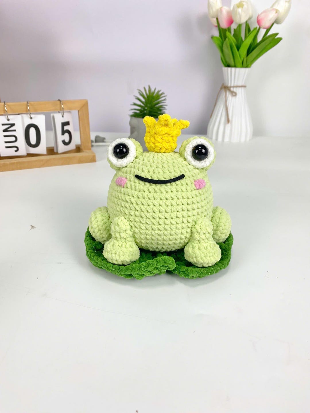 Frog Prince Crochet Pattern PDF: Amigurumi Plush Toy - Etsy