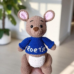 Roo Crochet Pattern PDF, Roo Amigurumi Crochet pattern,Little Roo Animal Crochet, Roo Toy Crochet,Little Roo doll amigurumi PDF English