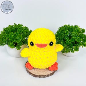 No Sew Crochet Duck Pattern PDF DOWNLOAD, Duck Amigurumi Pattern, No Sew Crochet Pattern, Duck Crochet Pattern