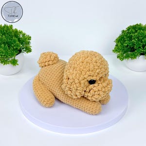 Poodle Amigurumi Crochet Pattern: Plush Puppy PDF (English)