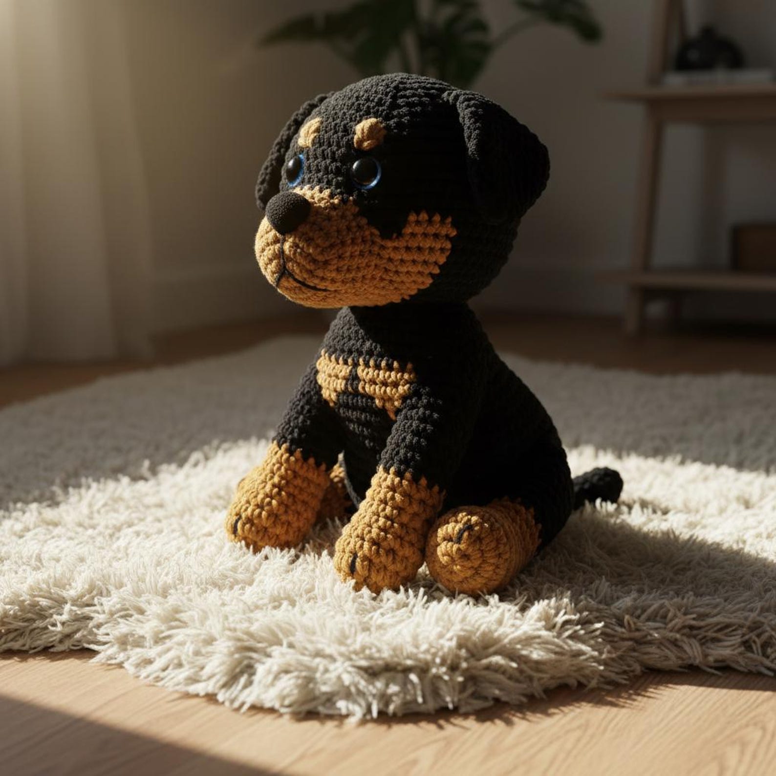 Rottweiler Crochet Pattern, Amigurumi Dog Toy (PDF Pattern - Etsy