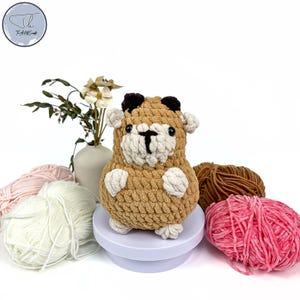Crochet Goat Pattern PDF: Amigurumi Farm Animal Tutorial (English)