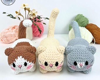 Crochet Cat Plushies Pattern Bundle: 3-in-1 (PDF Pattern)