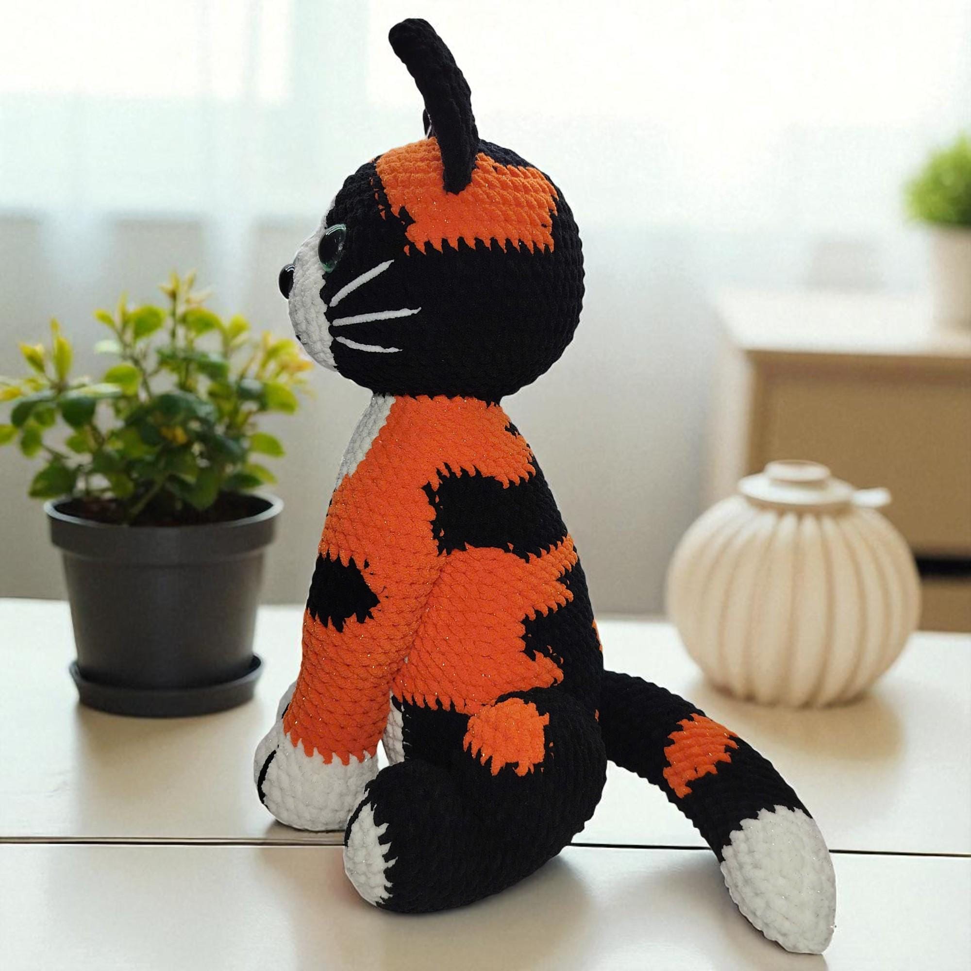 Calico Cat Crochet Pattern: Amigurumi Animal (PDF Pattern) - Etsy