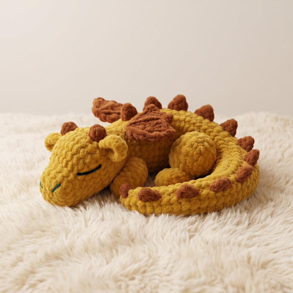 Dragon Crochet Pattern PDF, Amigurumi Dragon Plush Tutorial, Fantasy ...
