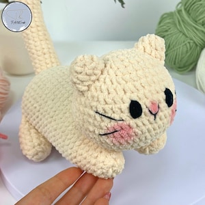 Amigurumi Cat Crochet Pattern: US Terms PDF (Digital Download)