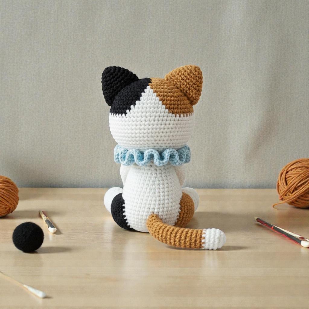 三毛猫の編み図、初心者向けあみぐるみおもちゃ（PDFパターン） - Etsy