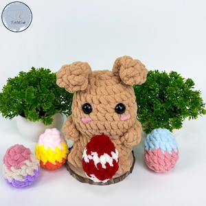 Bunny Crochet Pattern , Cute Easter Bunny Crochet Pattern PDF In English, Bunny Amigurumi Crochet Pattern