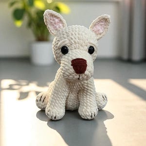 Crochet Dog Pattern PDF: Amigurumi Doggie, Beginner Friendly
