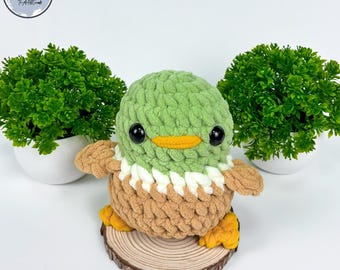 No Sew Crochet Mallard Duck Amigurumi Pattern (PDF DOWNLOAD)