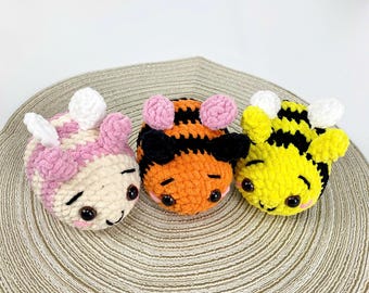PDF-haakpatroon bij: amigurumi hommel knuffel (digitale download)