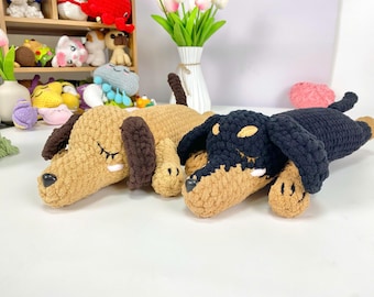 Dackel Häkelanleitung PDF: Amigurumi Dackel Hund (Anfängerfreundlich)