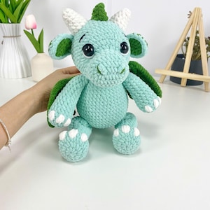 Dragon Amigurumi Crochet Pattern: Fantasy Plush Toy (PDF Pattern)