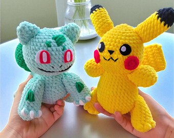 ポケモン風あみぐるみ編み図集 4in1 - PDFデジタルダウンロード