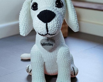 Dalmatian Dog Crochet Pattern PDF: Easy Amigurumi Animal (30cm, Beginner-Friendly)