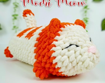 Crochet Mochi Meow Cat Amigurumi Pattern (PDF)