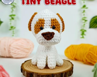 ビーグル犬の編みぐるみ編み図 - Etsy 日本