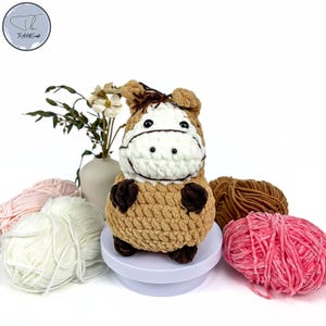 Horse crochet pattern PDF in English |  amigurumi plush Horse pattern | Crochet toy animals | cute Horse crochet pattern