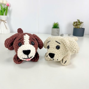 Dog Crochet Pattern PDF: Amigurumi Puppy Toy - Easy Beginner Tutorial